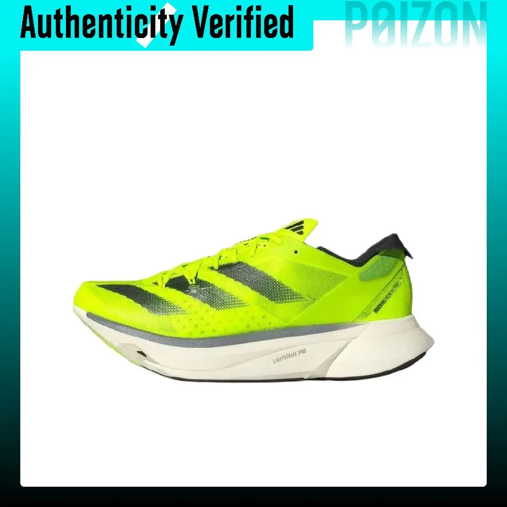 Adidas Adizero Adios Pro 3 Running Shoes Men's Low Top Green/Black IE1052