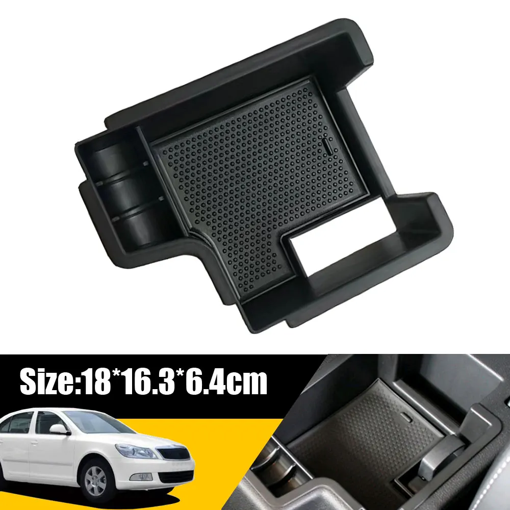 

1 Set for Skoda Octavia A7 2013-2018 Car Central Storage Box Car Armrest Storage Box Car Organizer Auto Interior Accessories