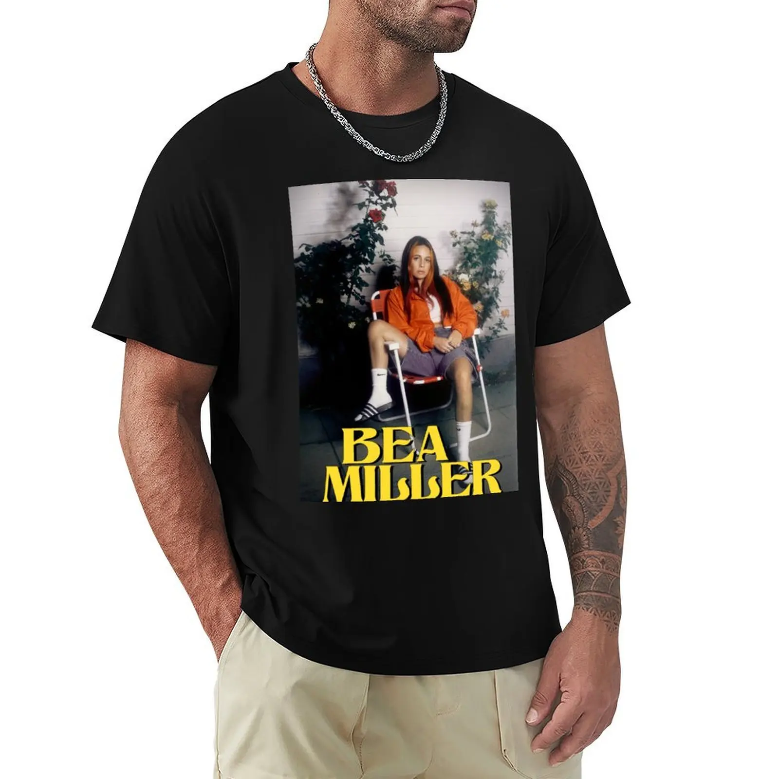 Bea Miller T-Shirt Minimalist Plain Crew Neck T-Shirt