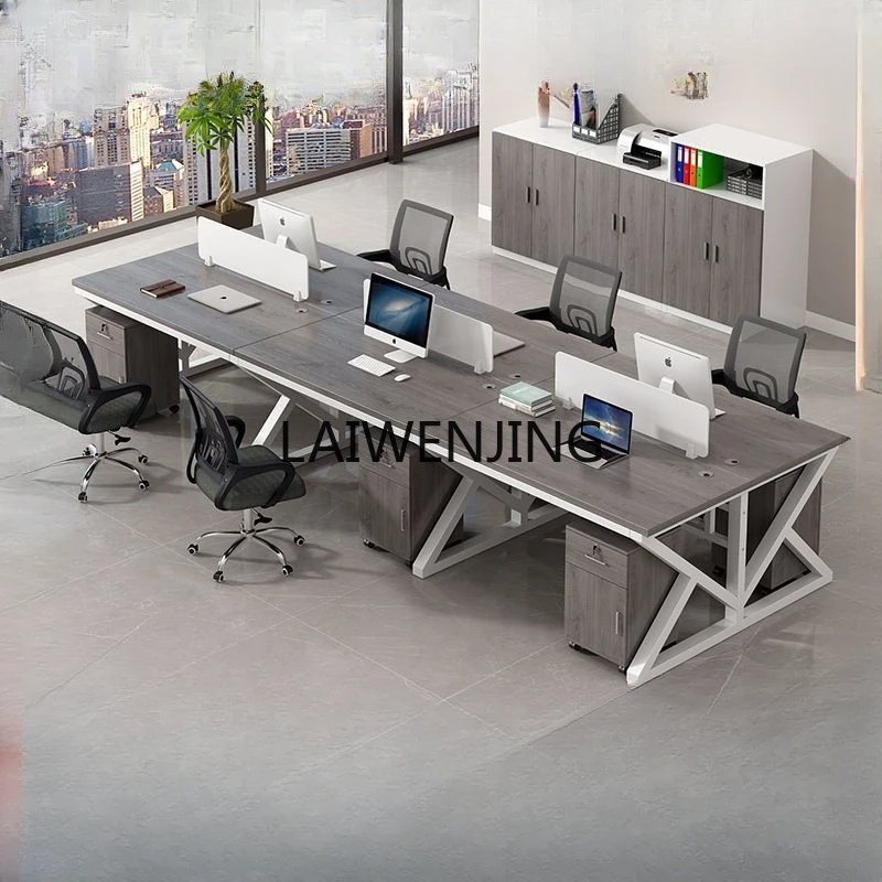 

MJY computer desk card seat combination simple modern screen work station