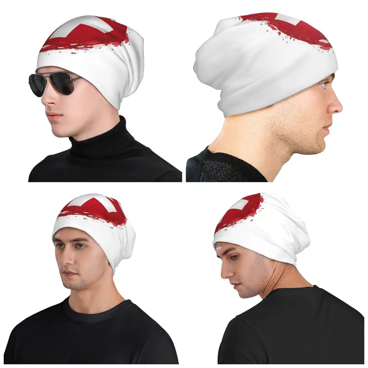 

Swiss Switzerland Flag Men Women Adult Beanies Caps Knitted Bonnet Hat Warm Hip Hop Autumn Winter Outdoor Skullies Hats