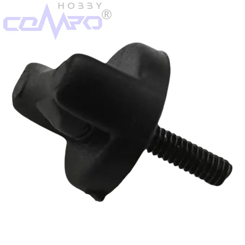 10 stuks M2 metrische schroefdraad nylon duimschroeven set kunststof zwarte metalen draadschroeven voor RC vliegtuig accessoire vervangende onderdelen