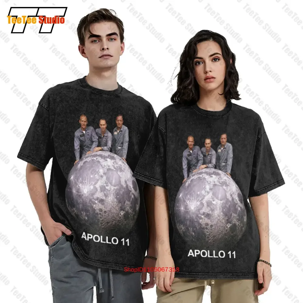 Buzz Aldrin-Michael Collins-Neil Armstrong Apollo 11 Vintage Oversized T-Shirt GJPP