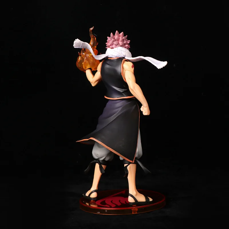 Anime Standing Model Toy, Chama da Mão, Parte de Efeitos Especiais, Presente, Action Figure, FAIRY TAIL, Natsu Etherious Dragneel, Substituição, 23cm