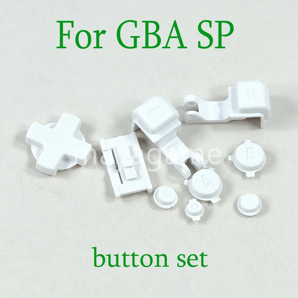 30sets For GBA SP Buttons Replacement LR AB D PAD Button Key Part for Gameboy Advance SP