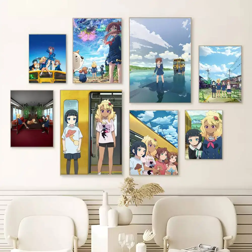 

ANIME T-Train to the End of the World Poster HD Quality Wall Art Retro Posters For Home Room Wall Decor Self Adhesive