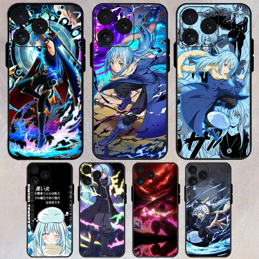 Bilibili Tensei Shitara Slime Datta Ken Phone Case For iPhone 8 11 12 13 Pro 14 15 Mini X XR XS max Plus Shell