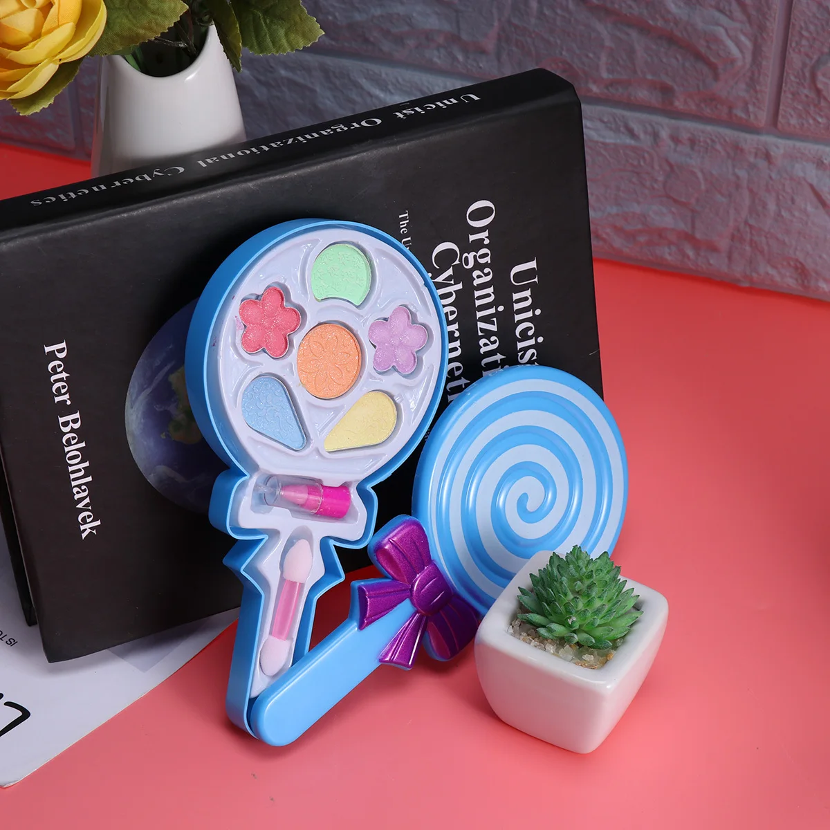 مجموعة أدوات التجميل للفتيات للأطفال الصغار، ألعاب مستحضرات التجميل الصغيرة #2