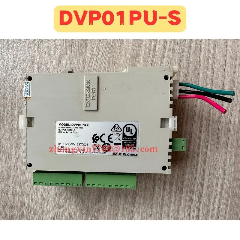 Second-hand PLC Module DVP01PU-S DVP01PU S Normal Function Tested OK