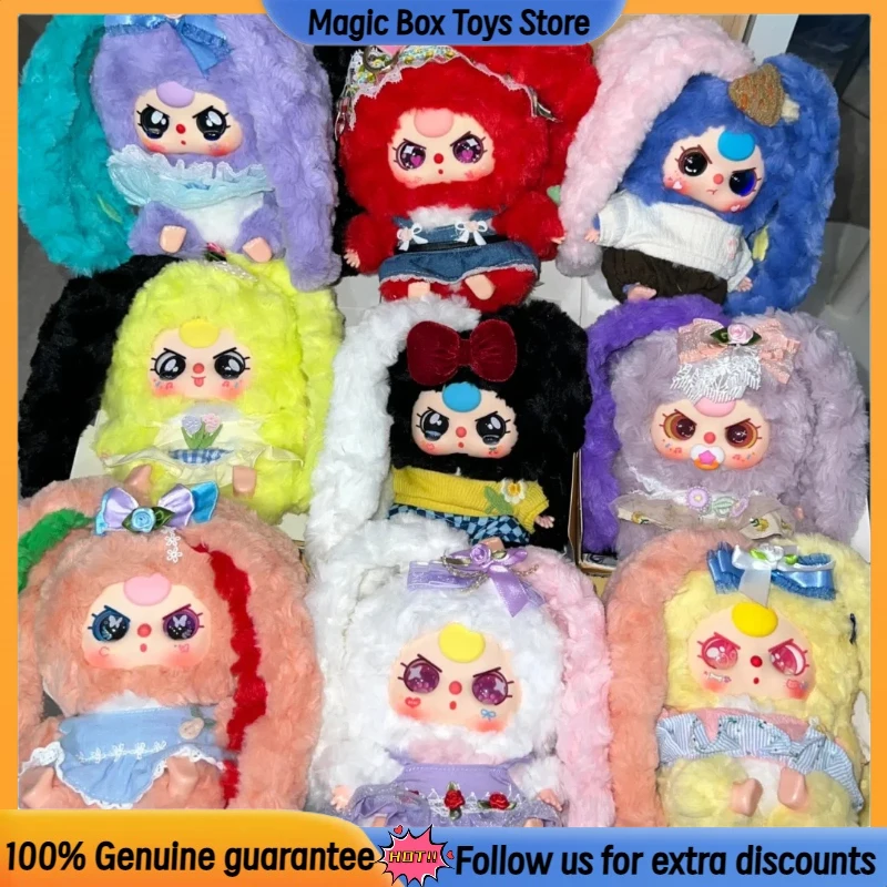 Nieuwe Baby Three Lily Rabbit Town 4e Limited Edition Vinyl Blind Box Trendy Hanger Creatieve Action Figure Mystery Box Schattige pop