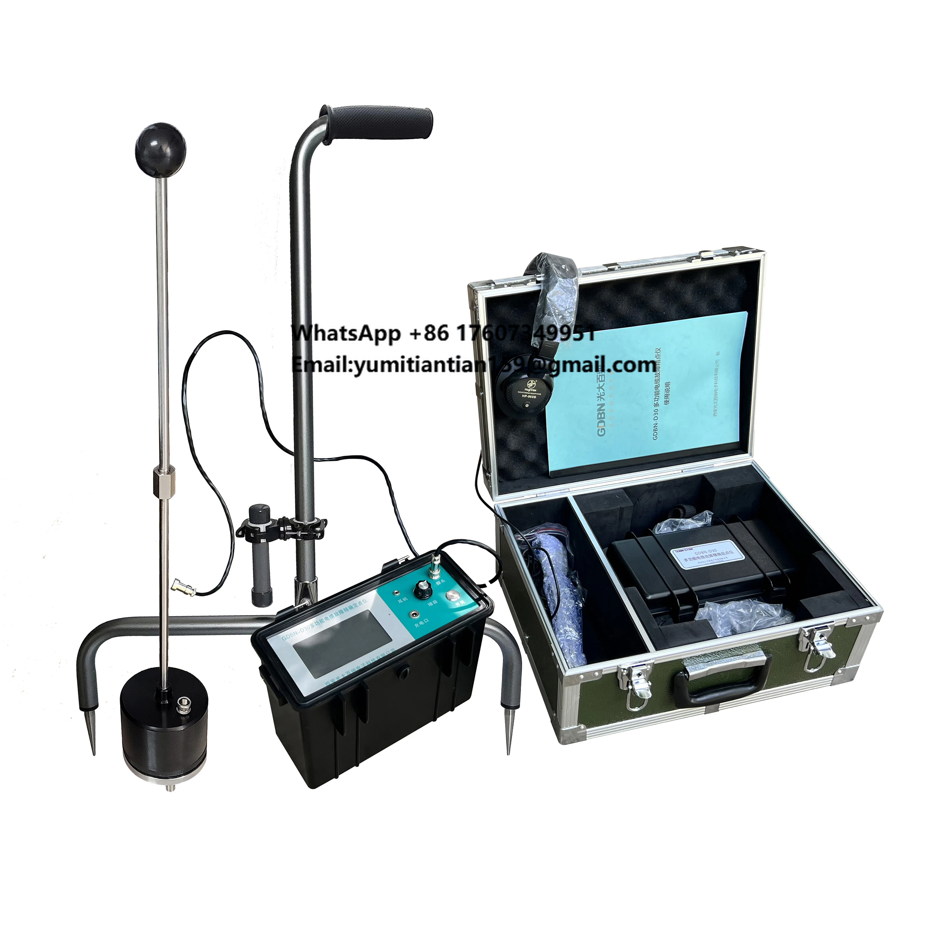 Portable Underground High-voltage Power Cable Fault Locator for Leakage and Short Circuit Detection