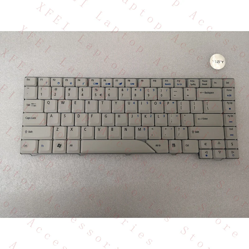 Nuevo teclado para Acer Aspire 4220 4520 4710 5520 5315 5920 5710 GRIS US blanco