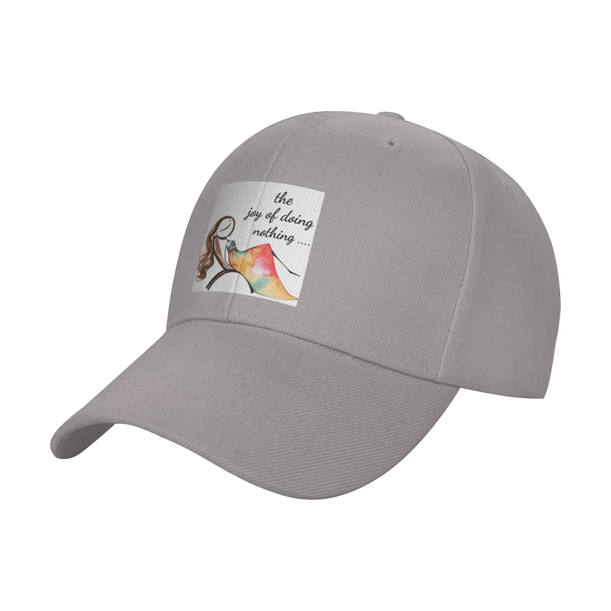 joy of doing nothing Trendy Baseball Cap Hip Hop Style Opaque Sun Hat