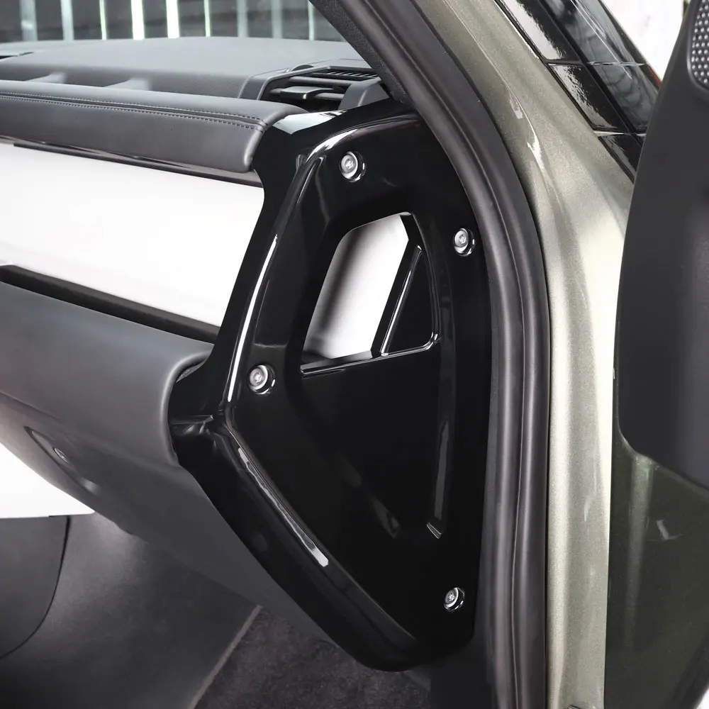 لاند روفر ديفندر 2020-2025 ABS لوحة العدادات وحدة التحكم المركزية لوحة زخرفية جانبية 90/110/130 الديكور الداخلي #5