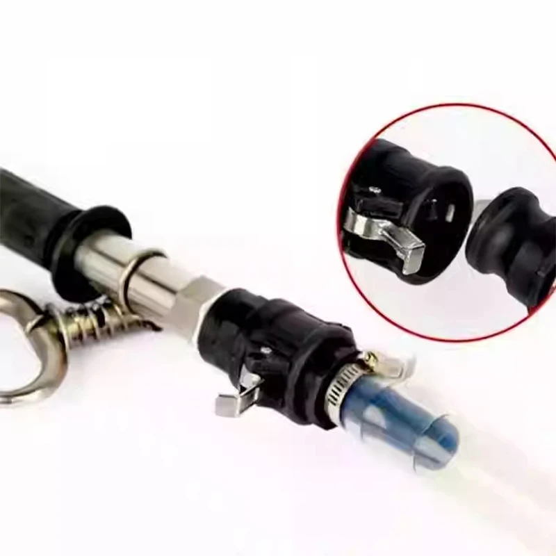 

Cattle High-Powered Oral Dosing Syringe, Stainless Steel Medication Dispenser, Postpartum Medication Dosing Syringe for Dairy Co