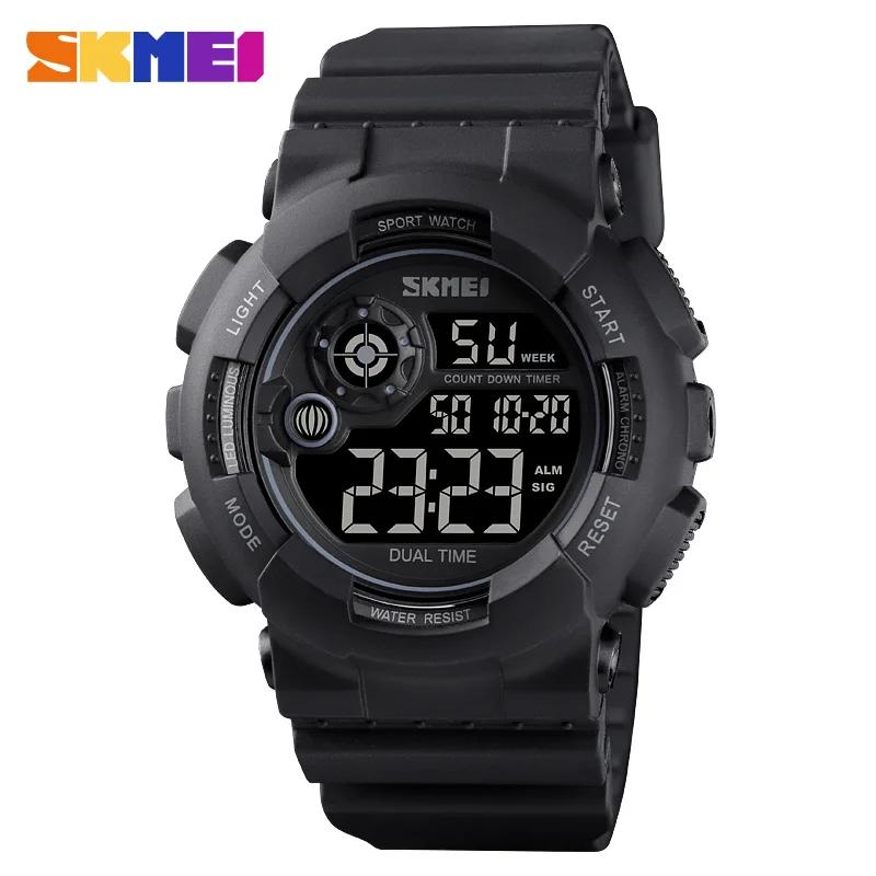 SKMEI 1583 Sports Student Waterproof Electronic Watch Outdoor Leisure Men\'s Sports Watch