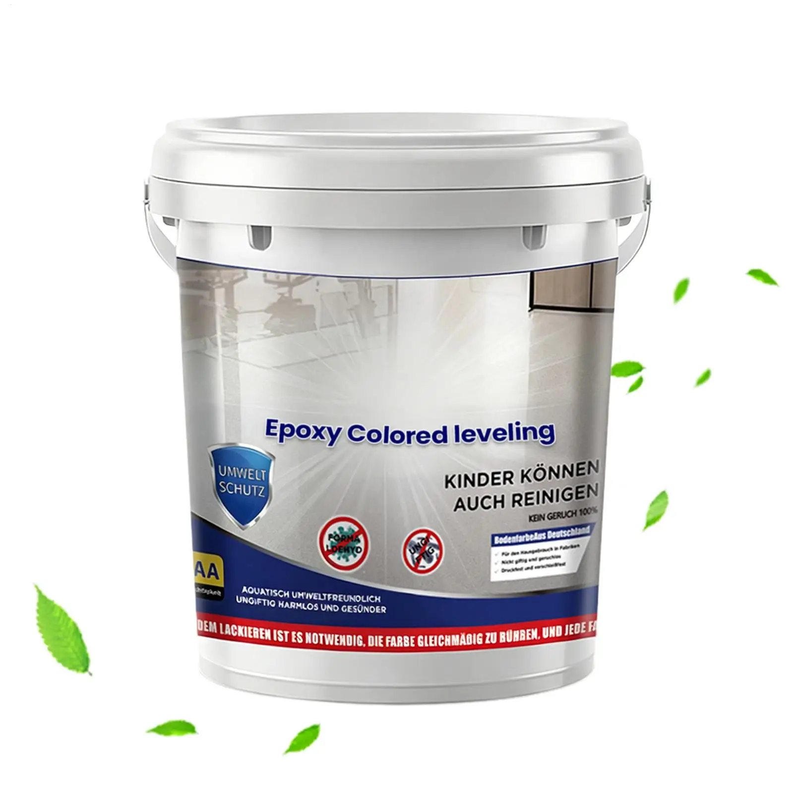 500ML High-Gloss Marble Effect Epoxy Floor Coating Waterproof Stain Resistant Abrasion Resistant SelfFlowing Epoxy Color Sand