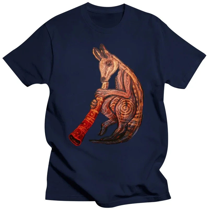 Didgeridoo Kangaroo By Esogeo Spiritspread T Shirt Famous Trend Tee Shirt Summer Style Original Round Neck Personalized Funny