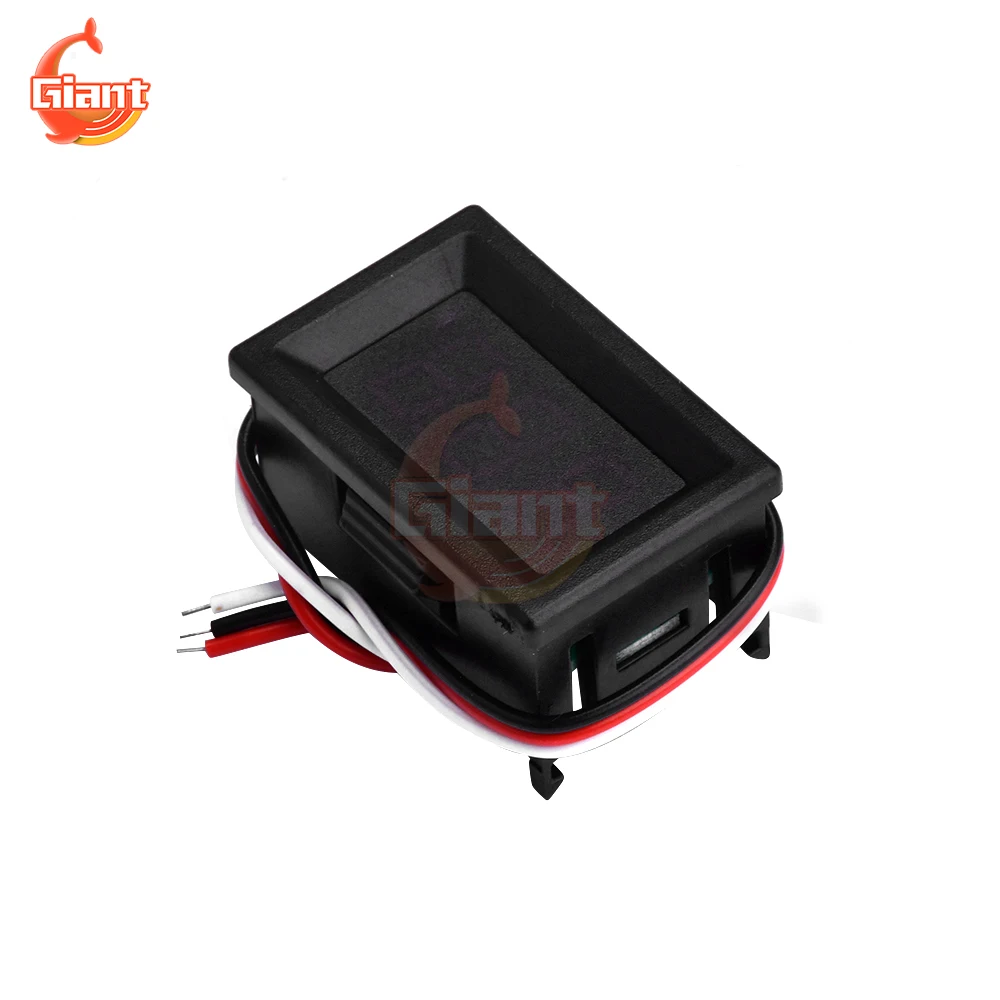 Voltmetro digitale da 0.36 pollici DC 3-30V voltmetro voltmetro Tester indicatore Display a LED voltmetro a 3 fili strumento per autoveicoli