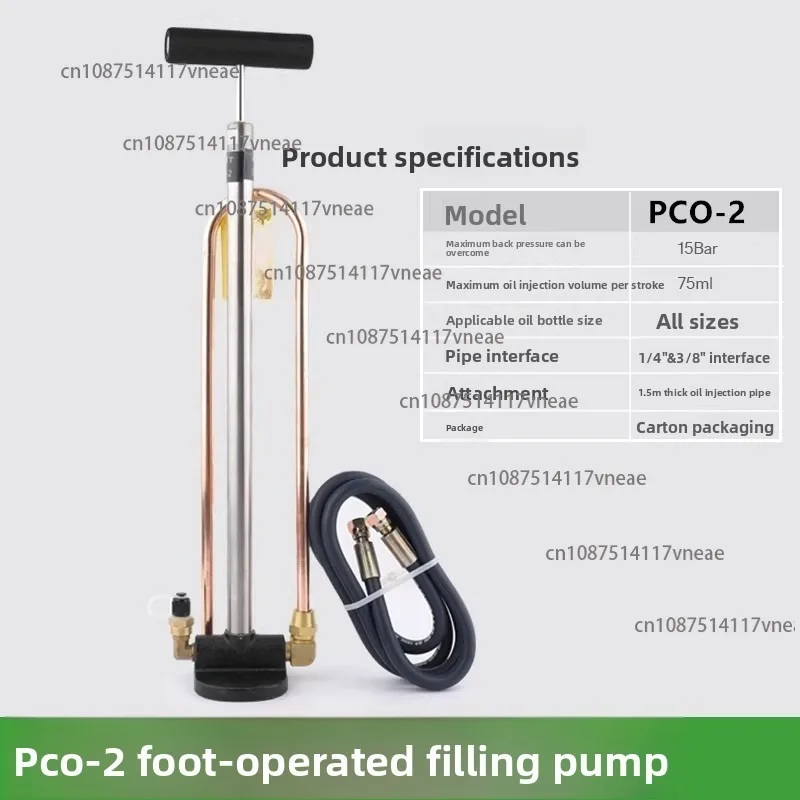 Manuelle Ölfüllpumpe Gefrierschrankölfüllpumpe PCO-1/R1/2 Handheld