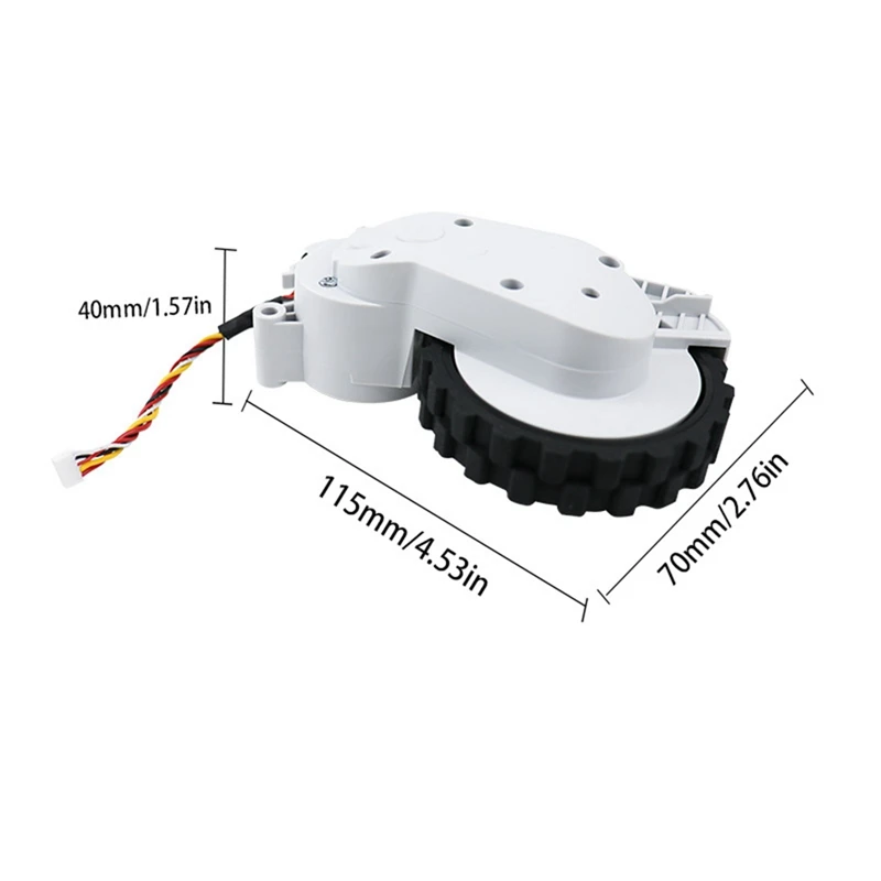 Silnik koła do Xiaomi E10/ B112/ E12/ C103/Mijia 3C ulepszona wersja Robot odkurzacz części zamienne