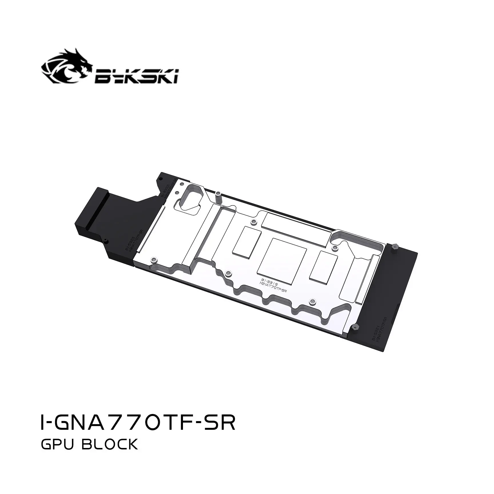 Bykski GPU Block Use for Intel GUNNIR Arc A770 16G Video Card, Full metal Thickened Copper Plate Cooler Radiator I-GNA700TF-SR