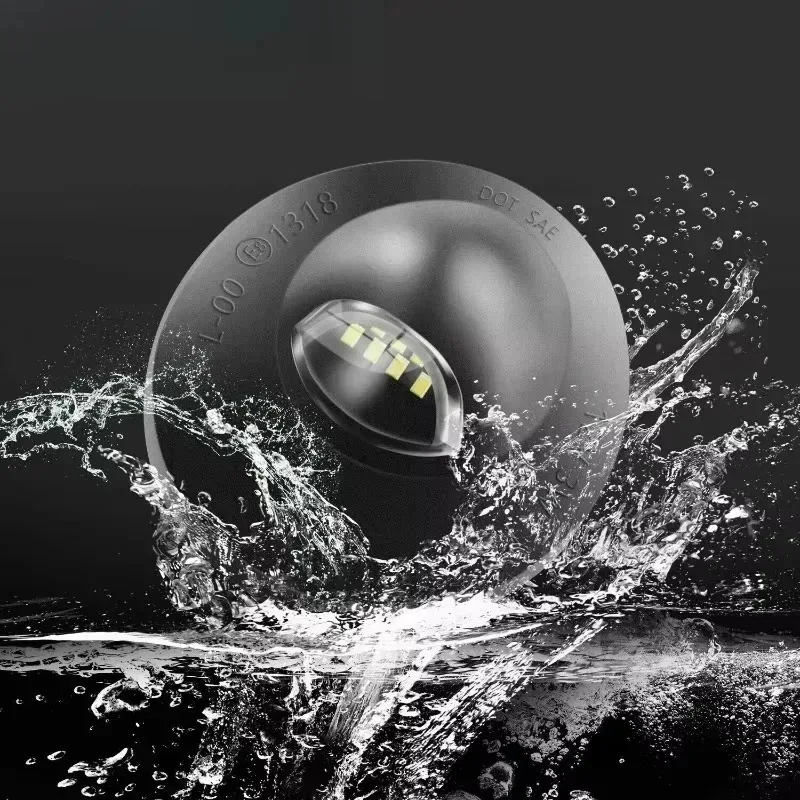 ل LED رقم الترخيص لوحة ضوء D F-150 90-14 Superduty F-250 F350 F-450 F-550 90-16 إكسبيديشن 97-02 الحارس 83-11 2 قطعة