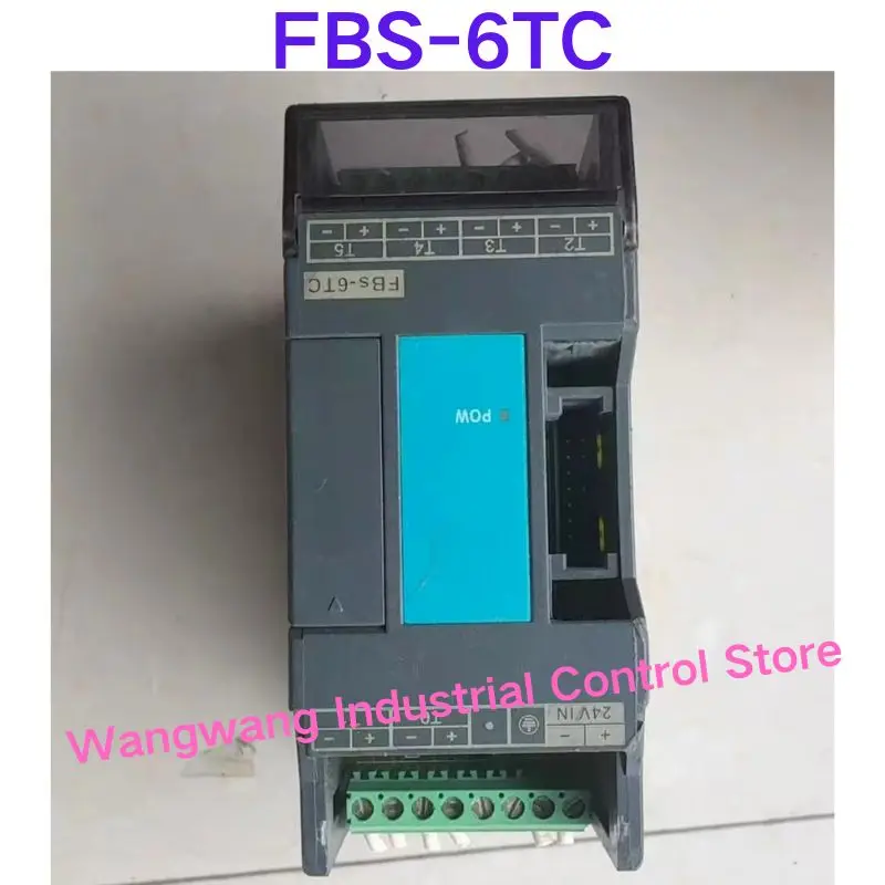 

Second-hand test OK , PLC temperature module FBs-6TC