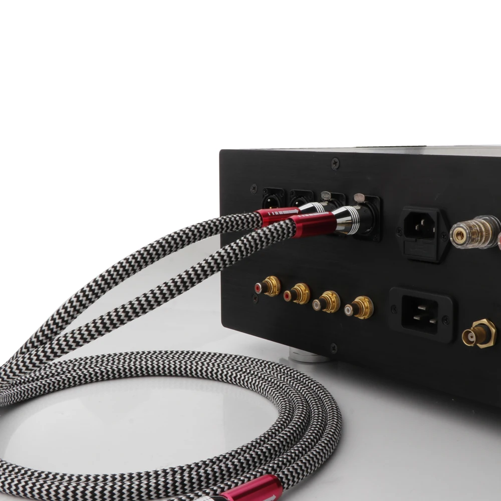 Пара Hi-Fi XLR-кабель Посеребренный аудиокабель XLR Балансный удлинитель Аудио-видео линия Бесшумный для микшера Микрофон