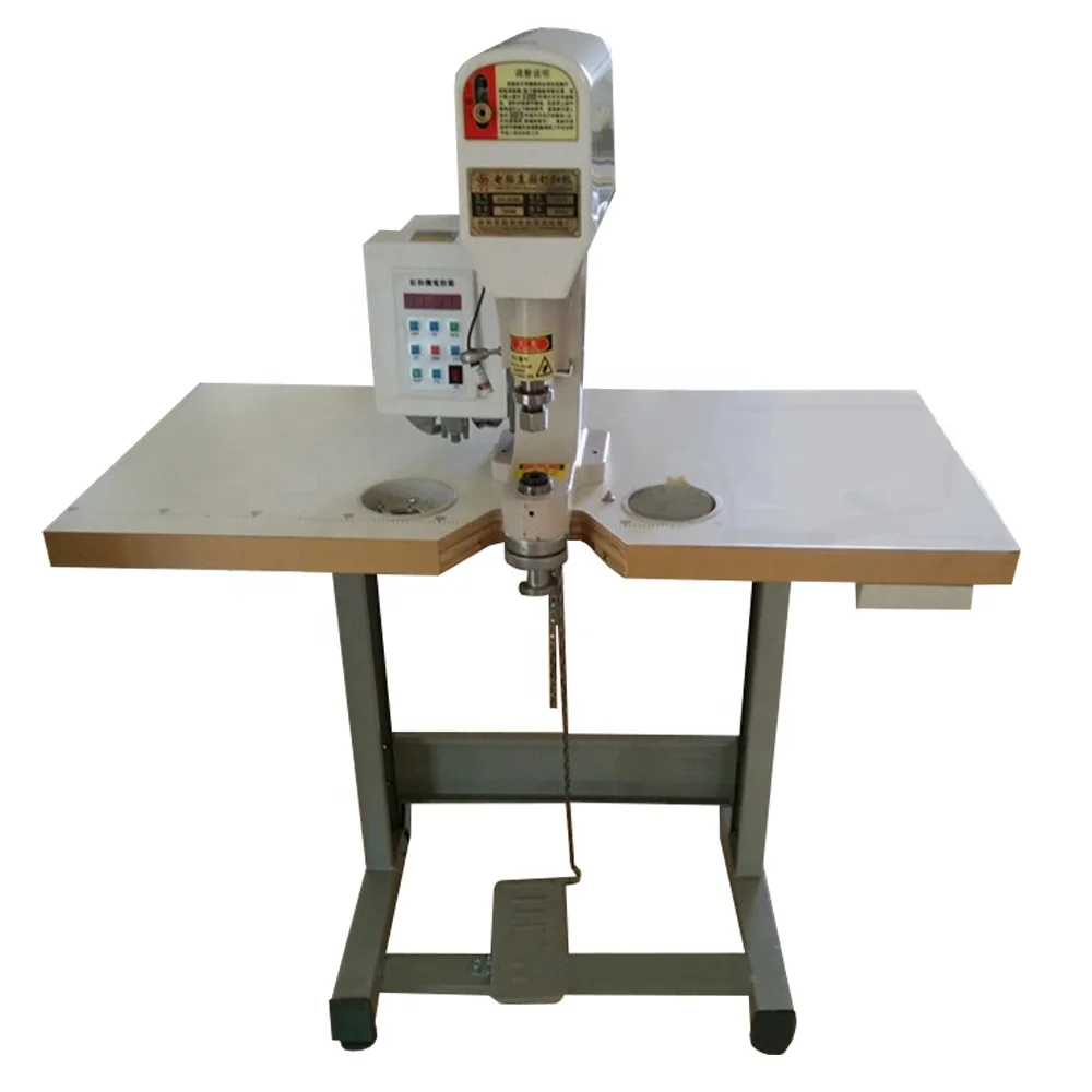 

Cloth Garment Metal Automatic Button Attaching Snap Fastening Attaching Machine One Snap Button Attaching Eyelet Machine