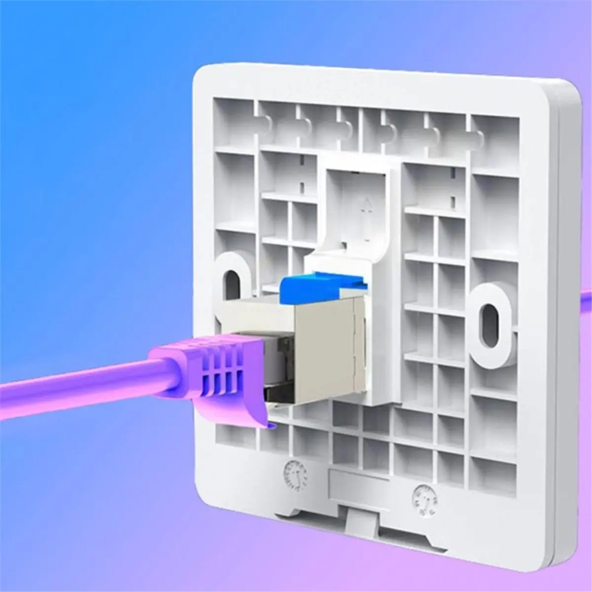 【A75T】 6PCS for CAT7 RJ45 Connector Expansion Coupler Ethernet LAN Network Ethernet Cable Extender