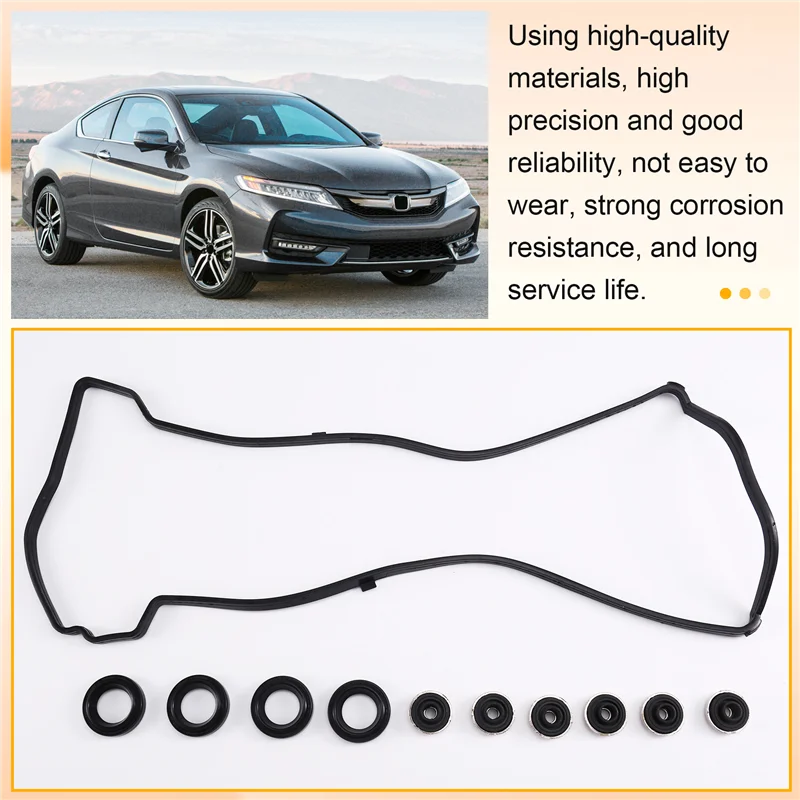 AT92-Kit Gasket Penutup Katup Mobil untuk Kit Gasket Penutup Katup Honda Civic Accord