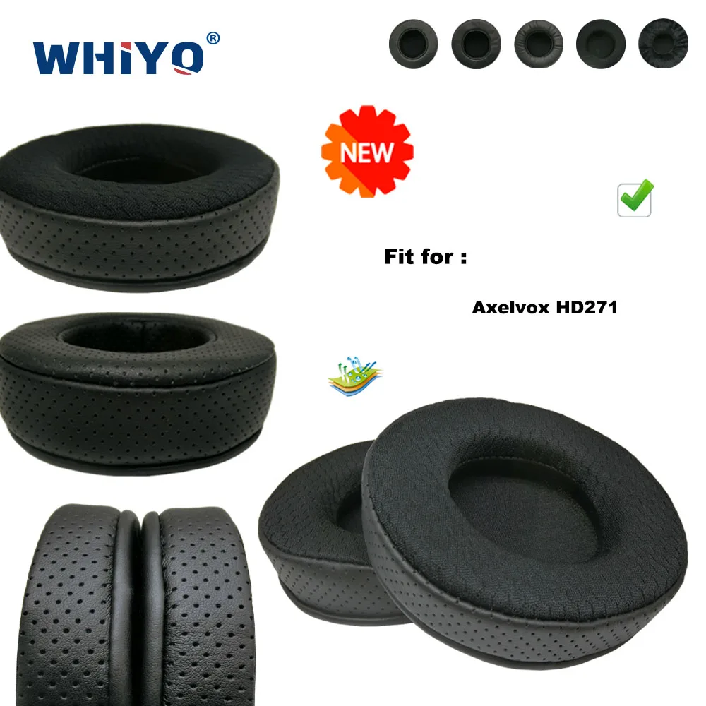 Replacement Ear Pads for Axelvox HD271 Headset Parts Leather Cushion Velvet Earmuff Headset Sleeve Cover