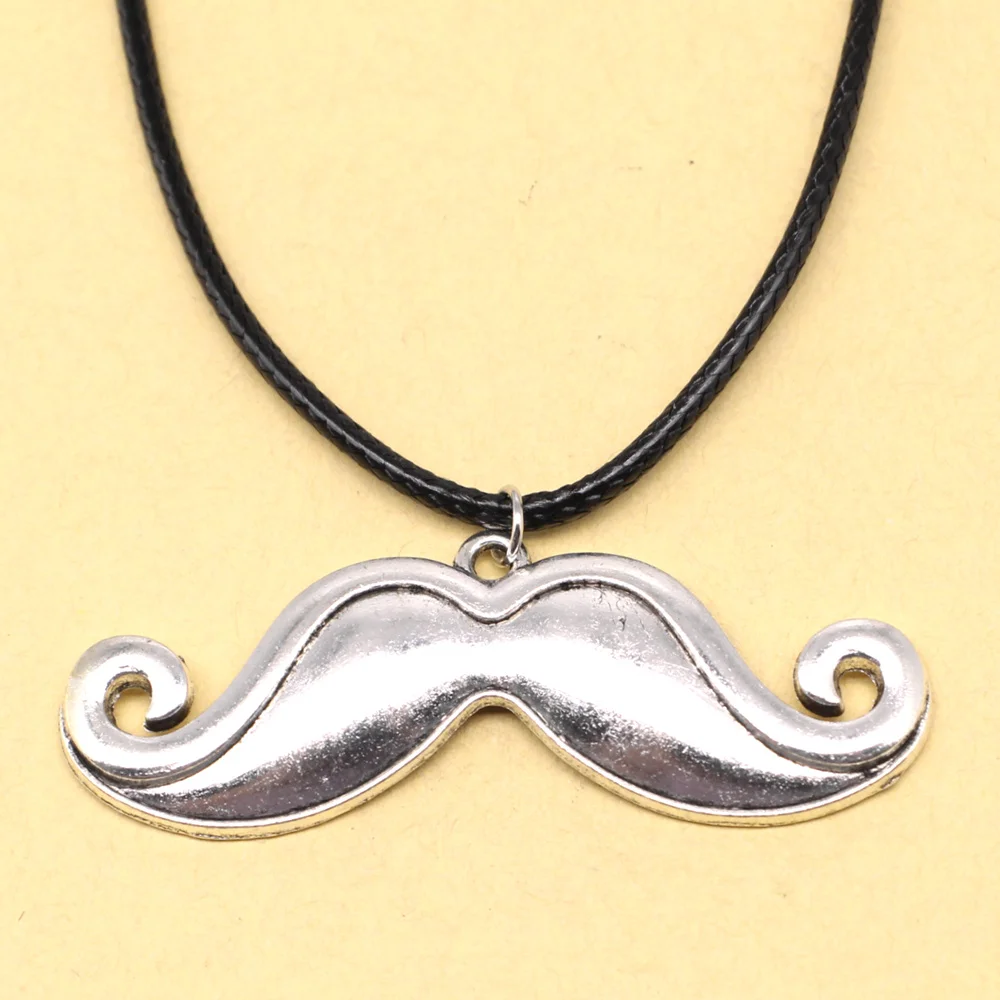 1 Piece Beard Vintage Necklace Cute Jewelry 20x54mm