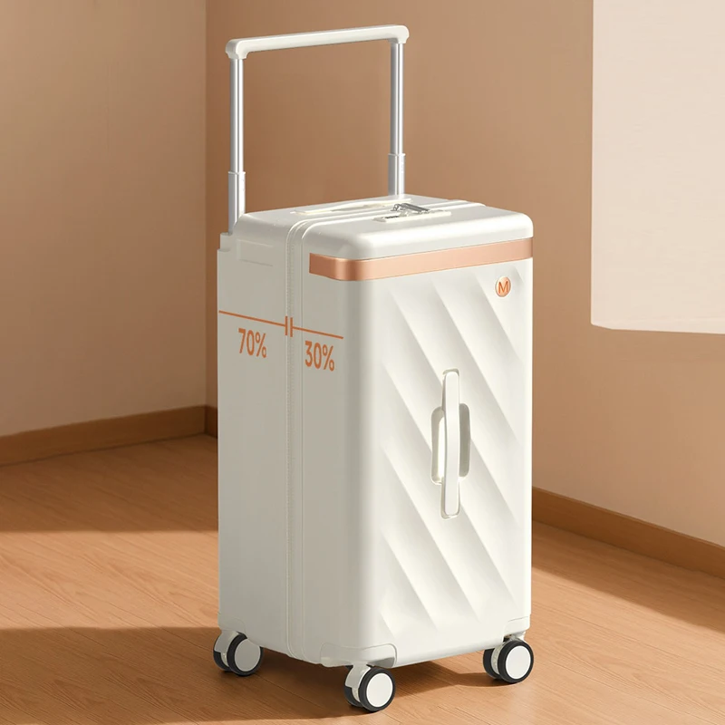 

Чемодан с разделением на сухое и влажное отделения, широкий, на колесиках, 20/24/26/28 дюймов, большой вместимости, с тормозными колесами, на молнии, легкий, из поликарбоната, дорожная сумка