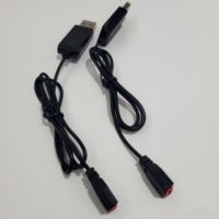 2PCS USB Charger Cable Spare Part Kit for SYMA New Version Drone Z3 Quadcopter X26 Helicopter Battery Charger Accessory