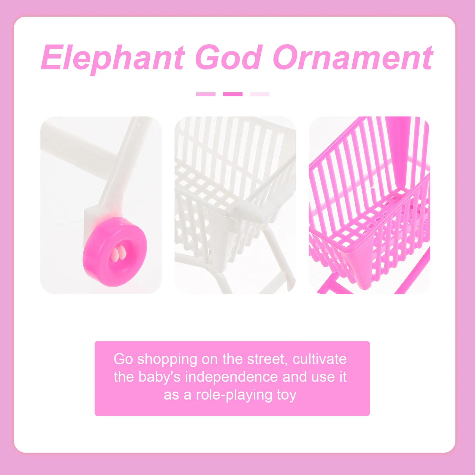 

Набор из 10 мини-тележек для покупок: Игровой набор для детей, имитация тележки, развивающая игрушка для ролевых игр