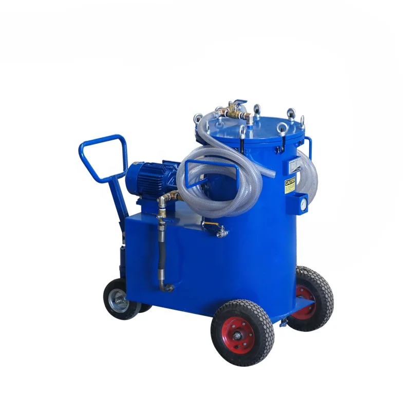 Hydraulic oil filtration system centrifugal equipment