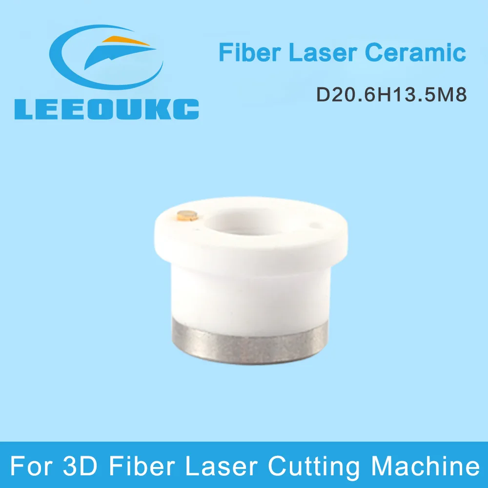 LEEOUKC 3D laserowego ceramiczne BD-01A uchwyt dyszy używany do Bodor głowica laserowa M8 D20.6mm H13.5