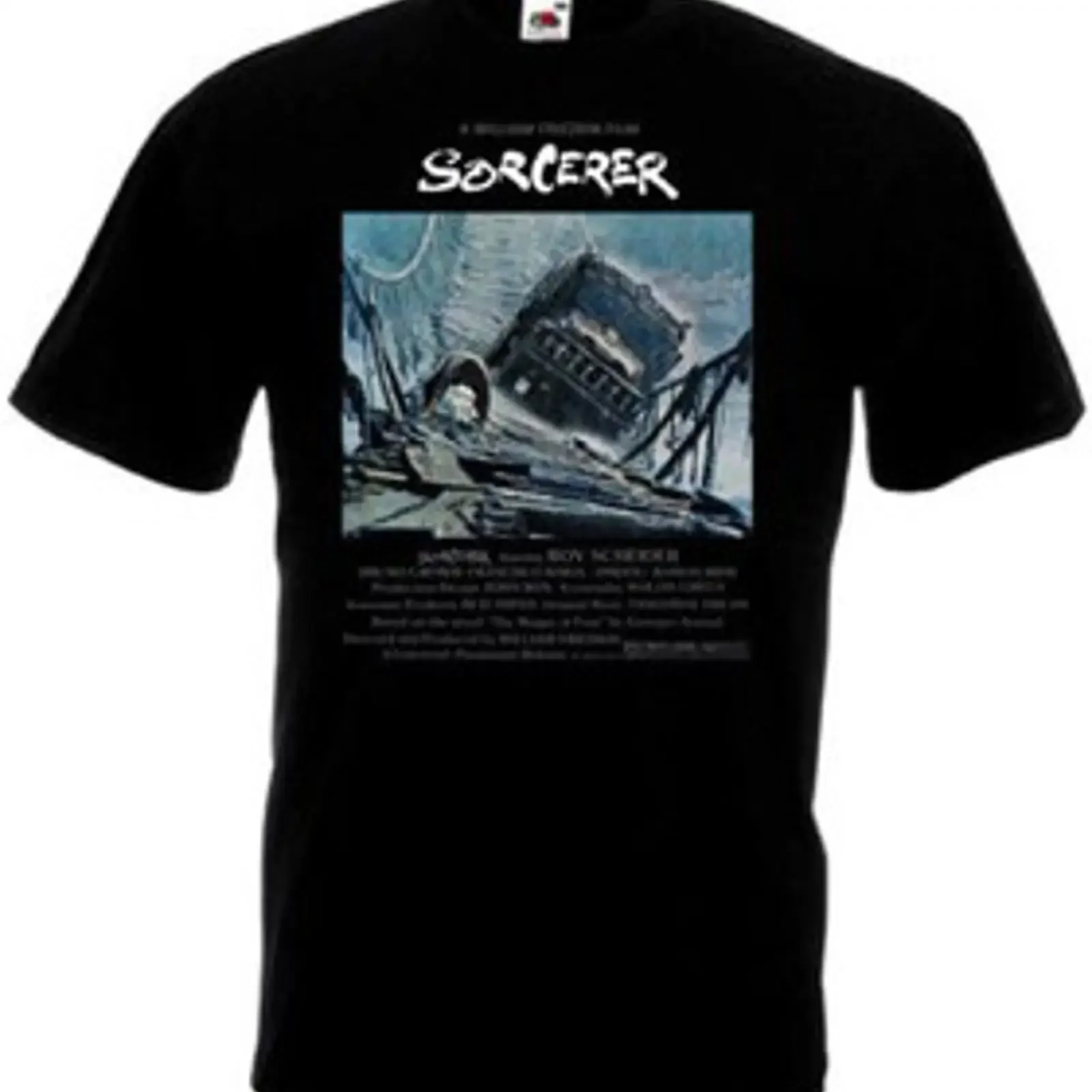 Camiseta Sorcerer v2 negra cartel de película todas las tallas S 5XL vintage Washed Top For Everyday Wear Stretched fashion