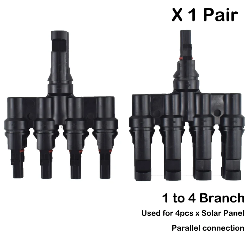 200/100/40/20/10/5 Stück DC-Solarstecker 1000V30A Panel Stecker IP67 wasserdichtes Anschlüsse-Set für PV/MC-Kabel 2,5/4/6mm2