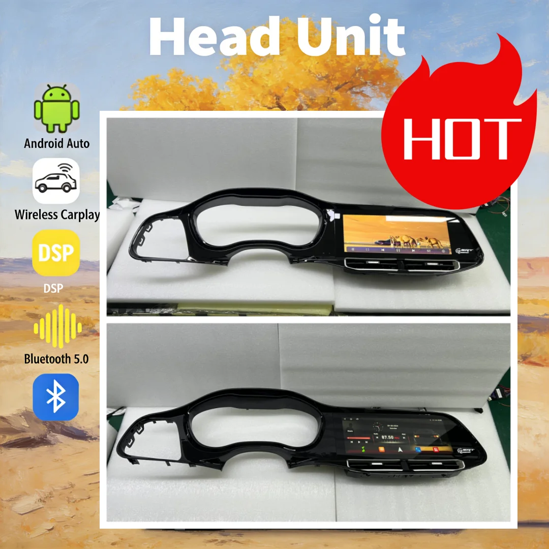 12.3inch Android Carplay For Dodge Challenger SRT Hellcat Charger R/T 2010-2023 Stereo GPS Autoradio Head Unit Bluetooth 5.0 DSP