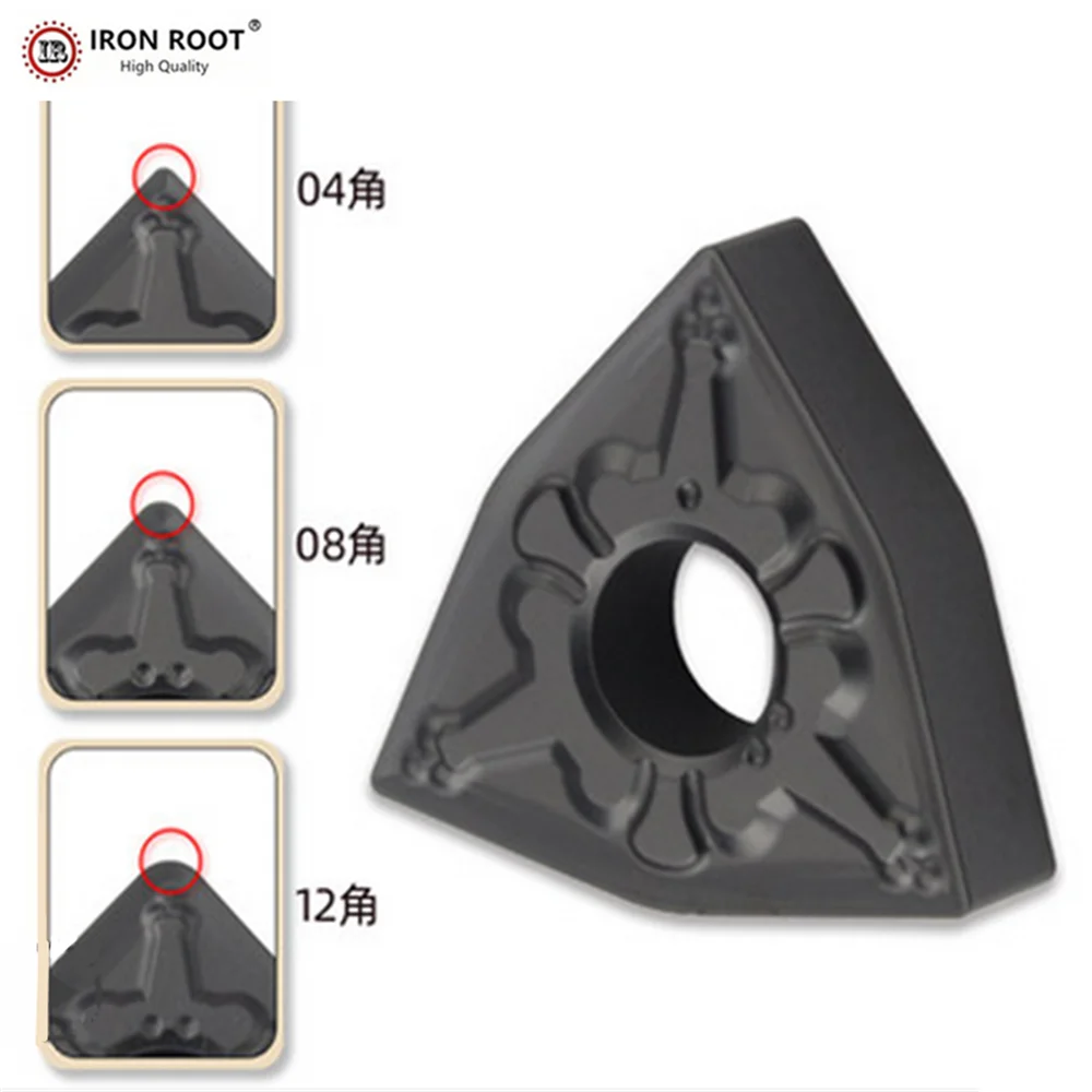 IRON ROOT CNC Lathe Turning Tool Carbide Turning Insert  WNMG080404,WNMG080408,080412,MS,PM,TG4135 For MWLNR /L Tool Holder