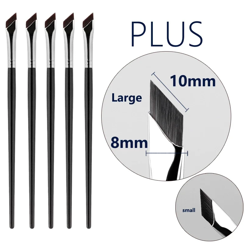 Upgrade Blade Eyeliner Brush Ultra Thin Fine Angle Flat Eyebrow Brush Under The Eyes Place Makeup Brush Precise Detail Brushes