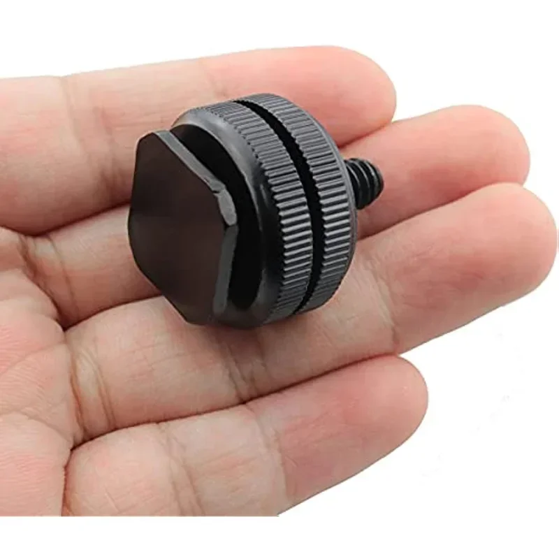 4Pcs 1/4นิ้วอะแดปเตอร์ Mount Mount อลูมิเนียมขาตั้งกล้องสกรูแฟลชรองเท้าเย็นสำหรับ Canon,nikon,Sony,Olympus,Leica