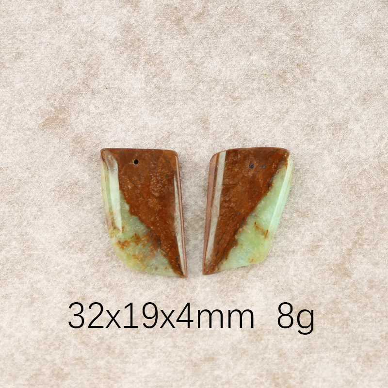 B&F Amazonite Earring Beads for Jewelry Making, Handmade Natural stones beads, Stones for jewelry Making Supplies