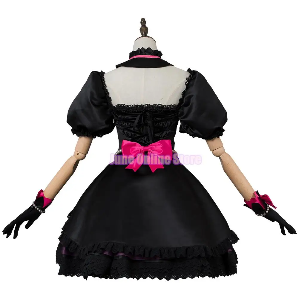 OW-Disfraz de DVA para niña, uniforme de Cosplay de piel de gato negro, vestidos elegantes, traje de Carnaval de Halloween para mujer