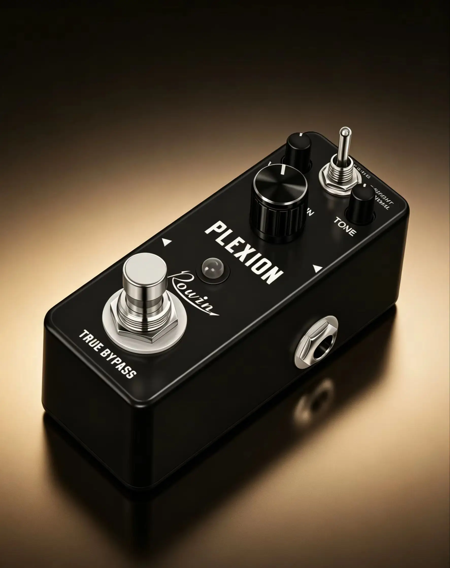 Rowin LEF-324 Plexion Plexi Distortion Pedal Dual Bright/Normal Mode True Bypass Mini Metal Guitar Effect
