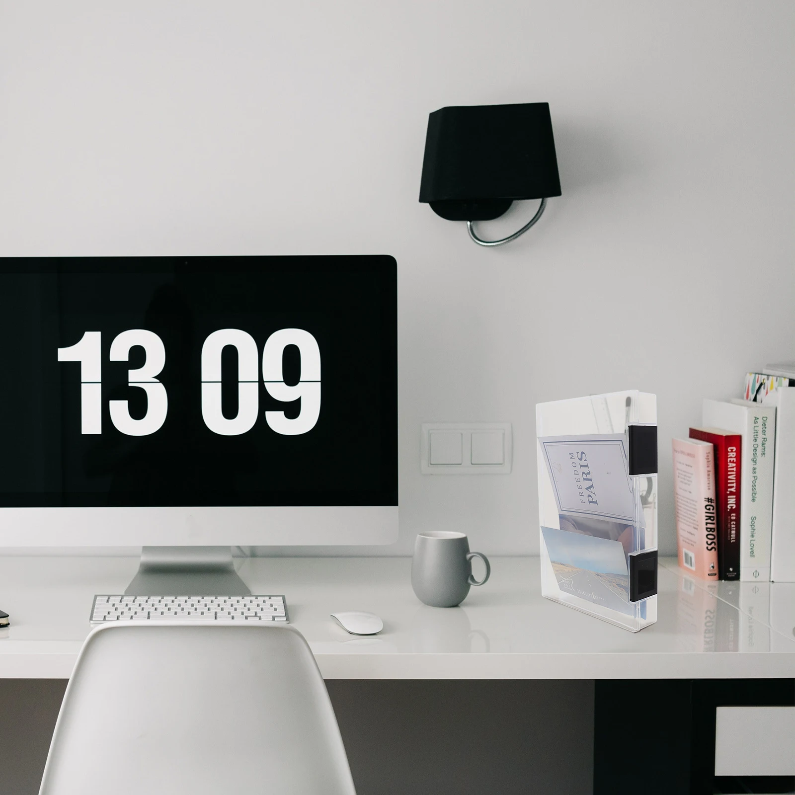 1 قطعة A5 صندوق ملفات صندوق تخزين ورقي منظم مستندات بلاستيكي مكتب المنزل استخدام خفيفة الوزن القلم ورقة حقيبة للتخزين