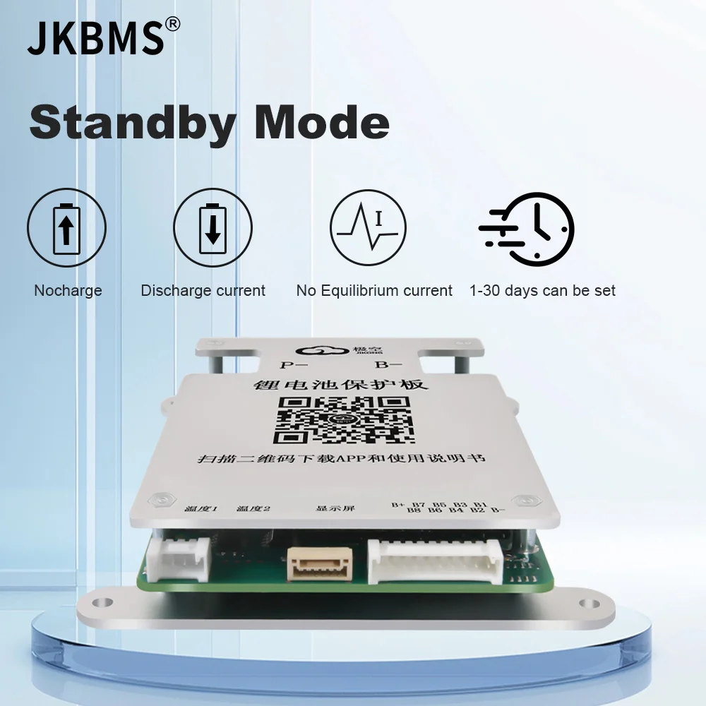 Jkbms smart bms lifepo4 bms 4s 5s 6s 7s 8s für Lithium-Batterie mit Bluetooth 40a gleichen Port Temperatur sensoren rs485 Balance Board
